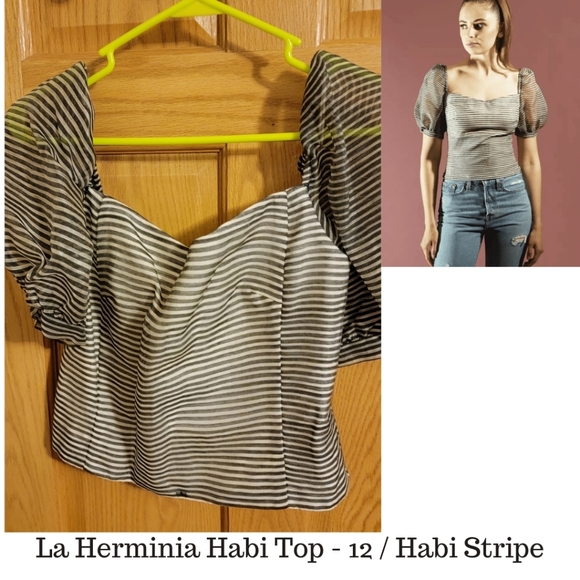 La Herminia Habi Top - Habi Stripe - Picture 1 of 1